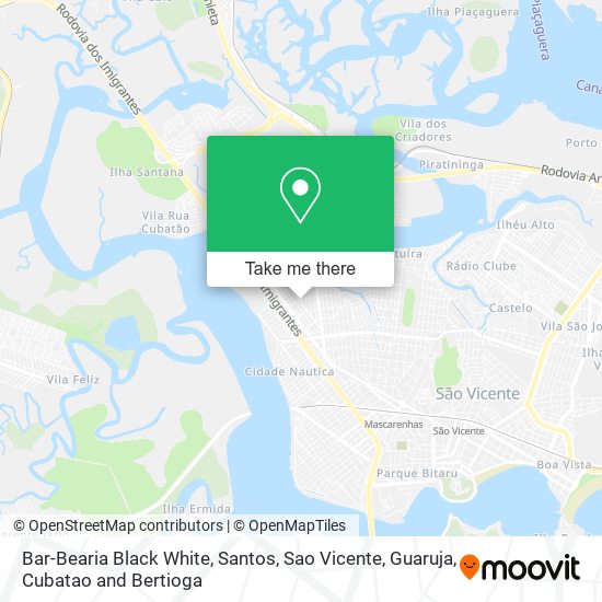 Bar-Bearia Black White map