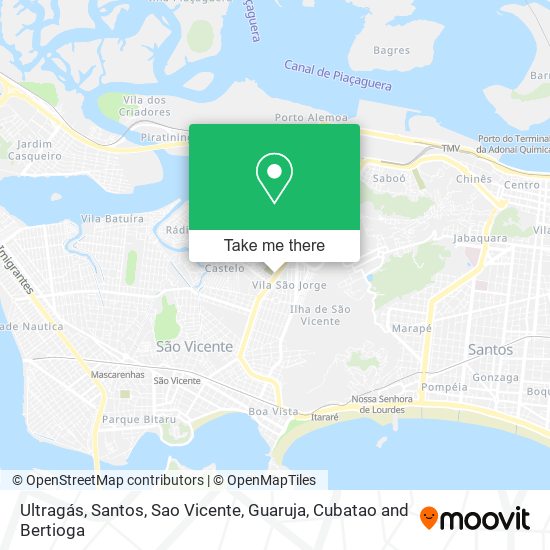 Ultragás map