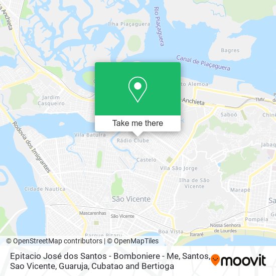 Epitacio José dos Santos - Bomboniere - Me map