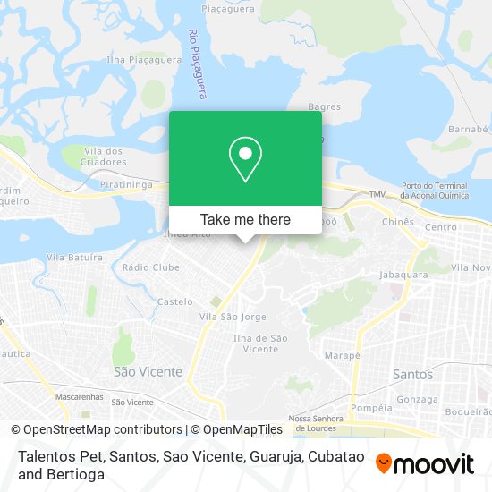 Talentos Pet map