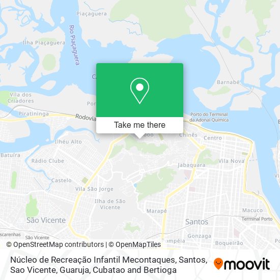 Núcleo de Recreação Infantil Mecontaques map