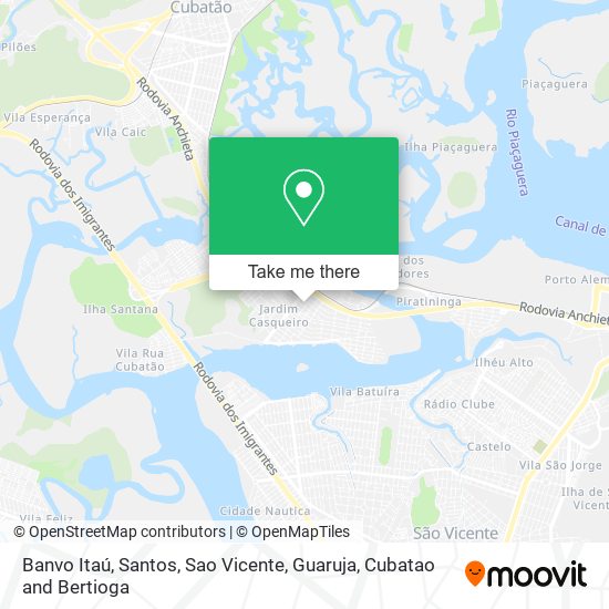 Banvo Itaú map