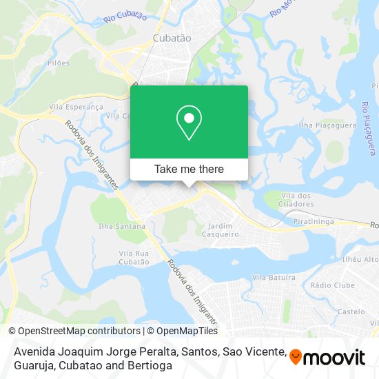 Avenida Joaquim Jorge Peralta map