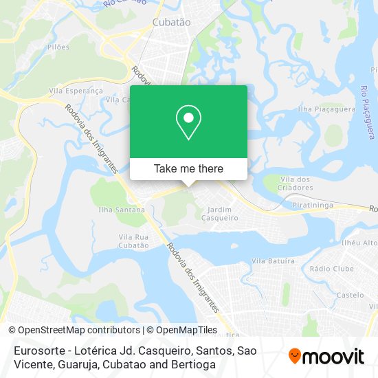 Eurosorte - Lotérica Jd. Casqueiro map