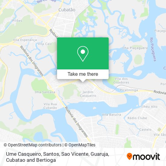 Ume Casqueiro map