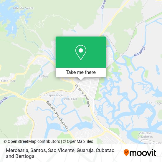 Mercearia map