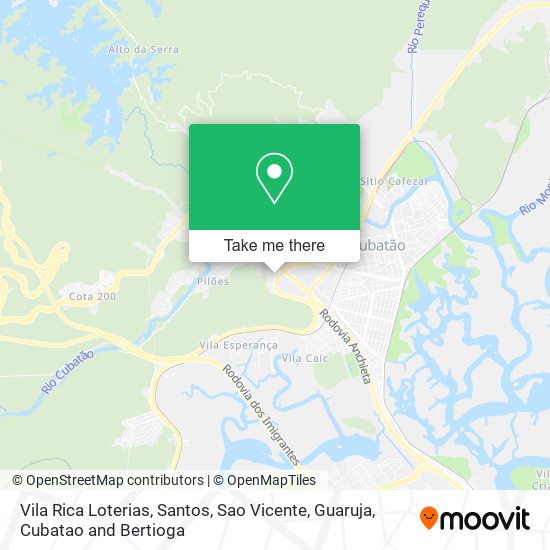 Vila Rica Loterias map
