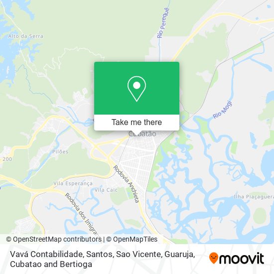 Vavá Contabilidade map