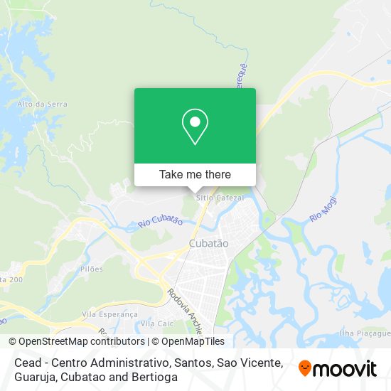 Cead - Centro Administrativo map