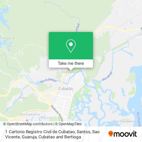 1 Cartorio Registro Civil de Cubatao map