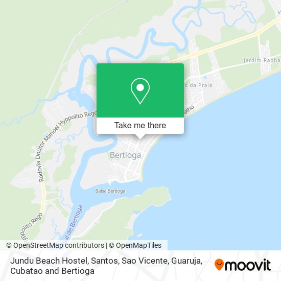 Jundu Beach Hostel map