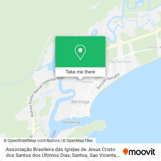 Mapa Associação Brasileira das Igrejas de Jesus Cristo dos Santos dos Últimos Dias