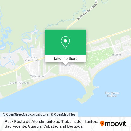 Pat - Posto de Atendimento ao Trabalhador map