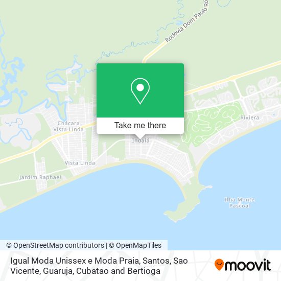 Igual Moda Unissex e Moda Praia map