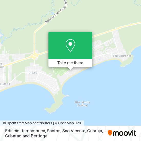 Edificio Itamambuca map