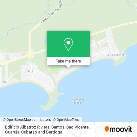 Edifício Albatroz Riviera map