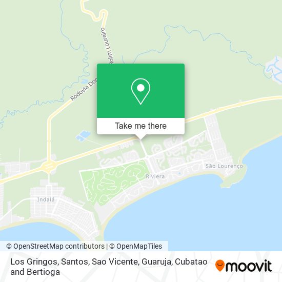Los Gringos map
