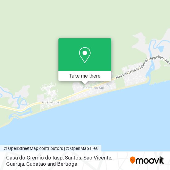 Casa do Grêmio do Iasp map