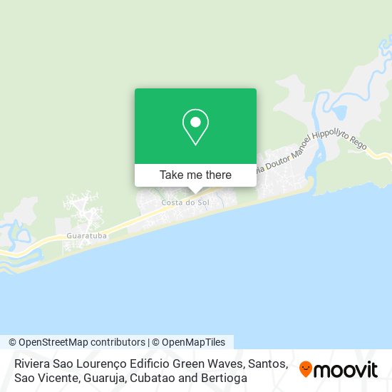 Riviera Sao Lourenço Edificio Green Waves map
