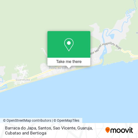 Barraca do Japa map