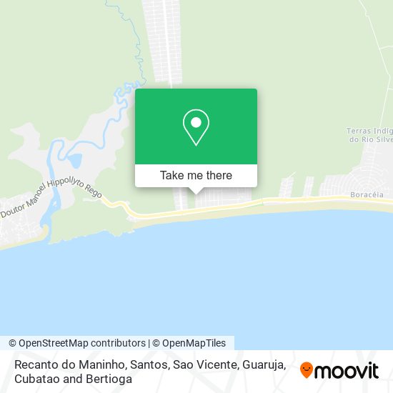 Recanto do Maninho map