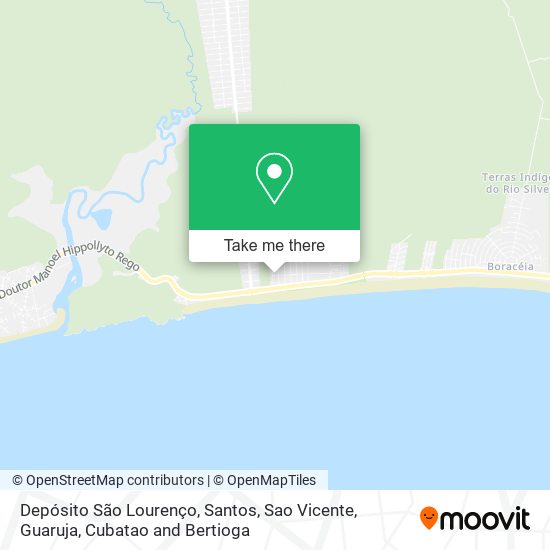 Depósito São Lourenço map