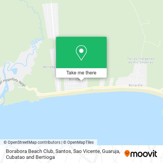 Borabora Beach Club map