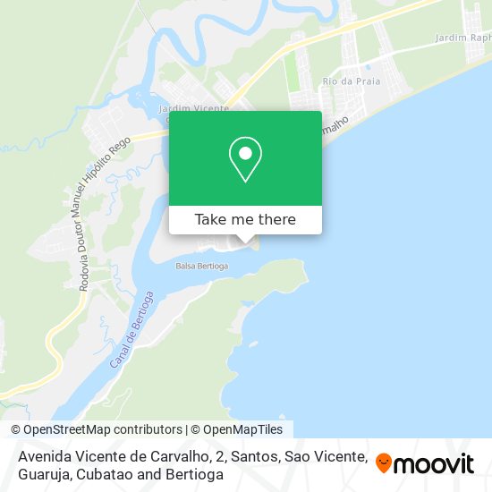 Mapa Avenida Vicente de Carvalho, 2