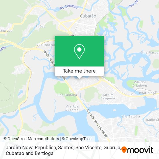 Jardim Nova República map