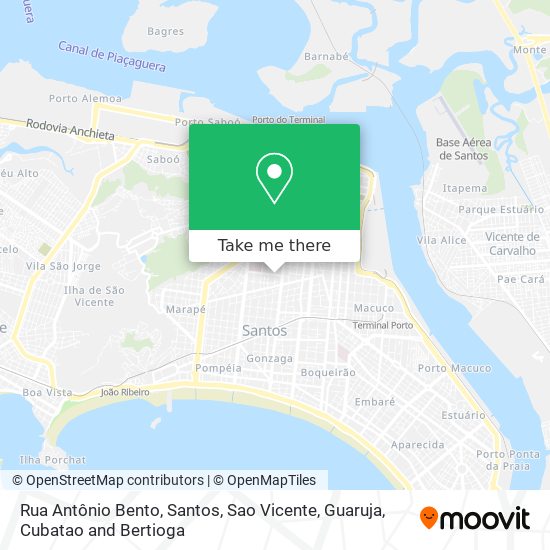Rua Antônio Bento map