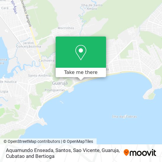 Aquamundo Enseada map