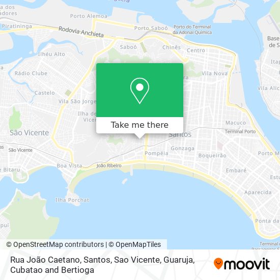Rua João Caetano map