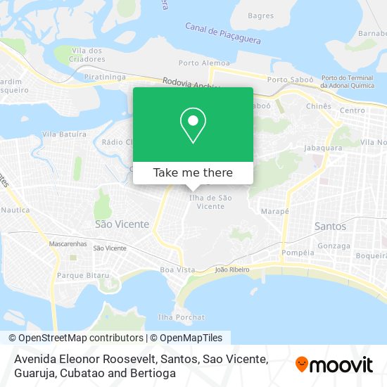 Avenida Eleonor Roosevelt map