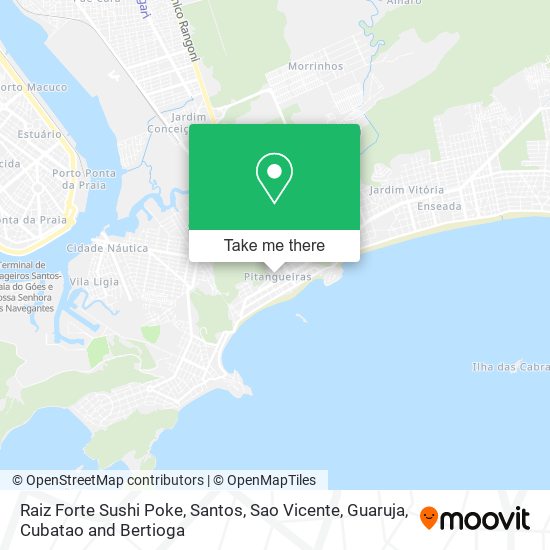 Raiz Forte Sushi Poke map