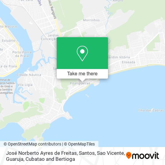 José Norberto Ayres de Freitas map