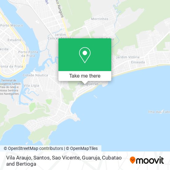 Vila Araujo map