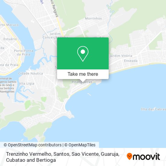 Trenzinho Vermelho map