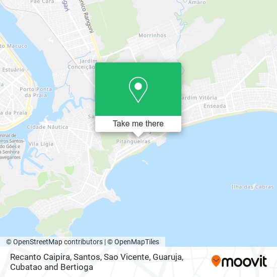 Mapa Recanto Caipira