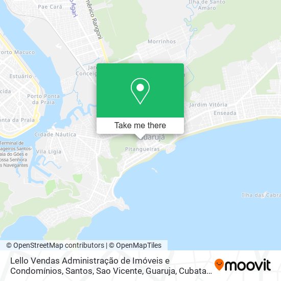 Mapa Lello Vendas Administração de Imóveis e Condomínios