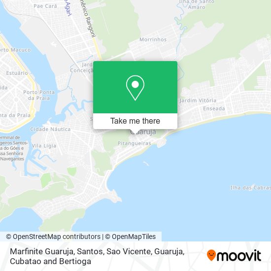 Marfinite Guaruja map