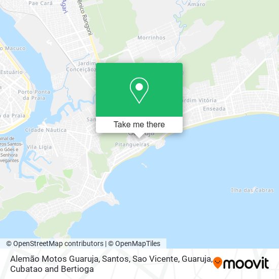 Mapa Alemão Motos Guaruja