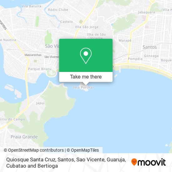 Quiosque Santa Cruz map