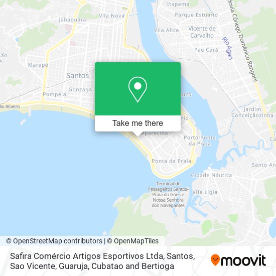 Safira Comércio Artigos Esportivos Ltda map