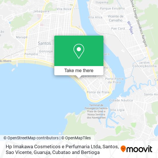 Hp Imakawa Cosmeticos e Perfumaria Ltda map