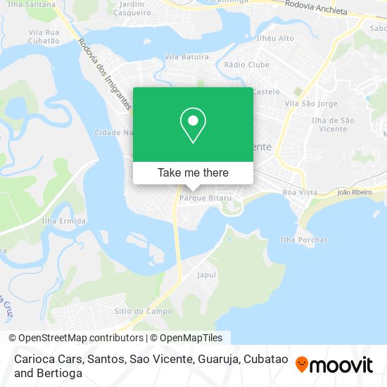 Carioca Cars map