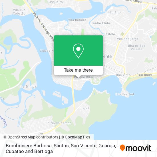 Mapa Bomboniere Barbosa