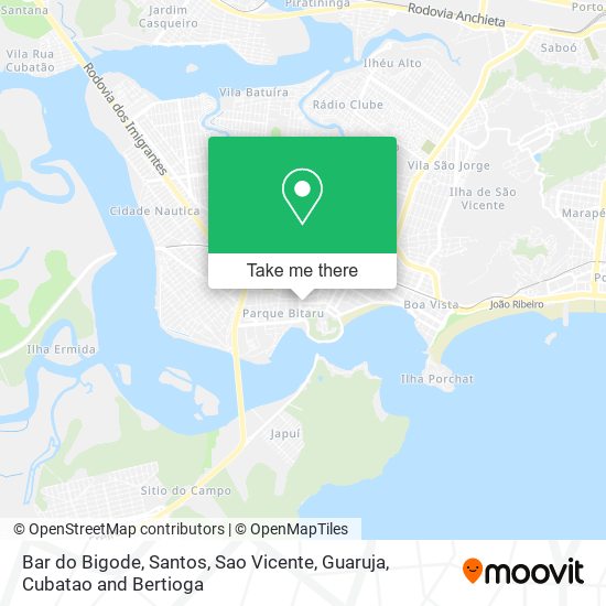 Bar do Bigode map