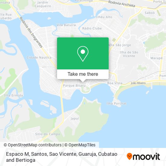 Espaco M map