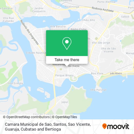 Camara Municipal de Sao map