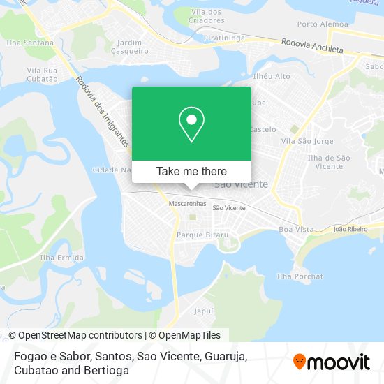 Fogao e Sabor map